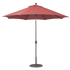 9' Deluxe Auto Tilt Black Frame Umbrella