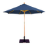 9' Double Pully Light Wood Suncrylic Umbrella