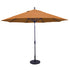 11' Deluxe Auto Tilt Black Frame Umbrella