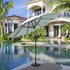 11' Deluxe Auto Tilt Antique Bronze Frame Umbrella